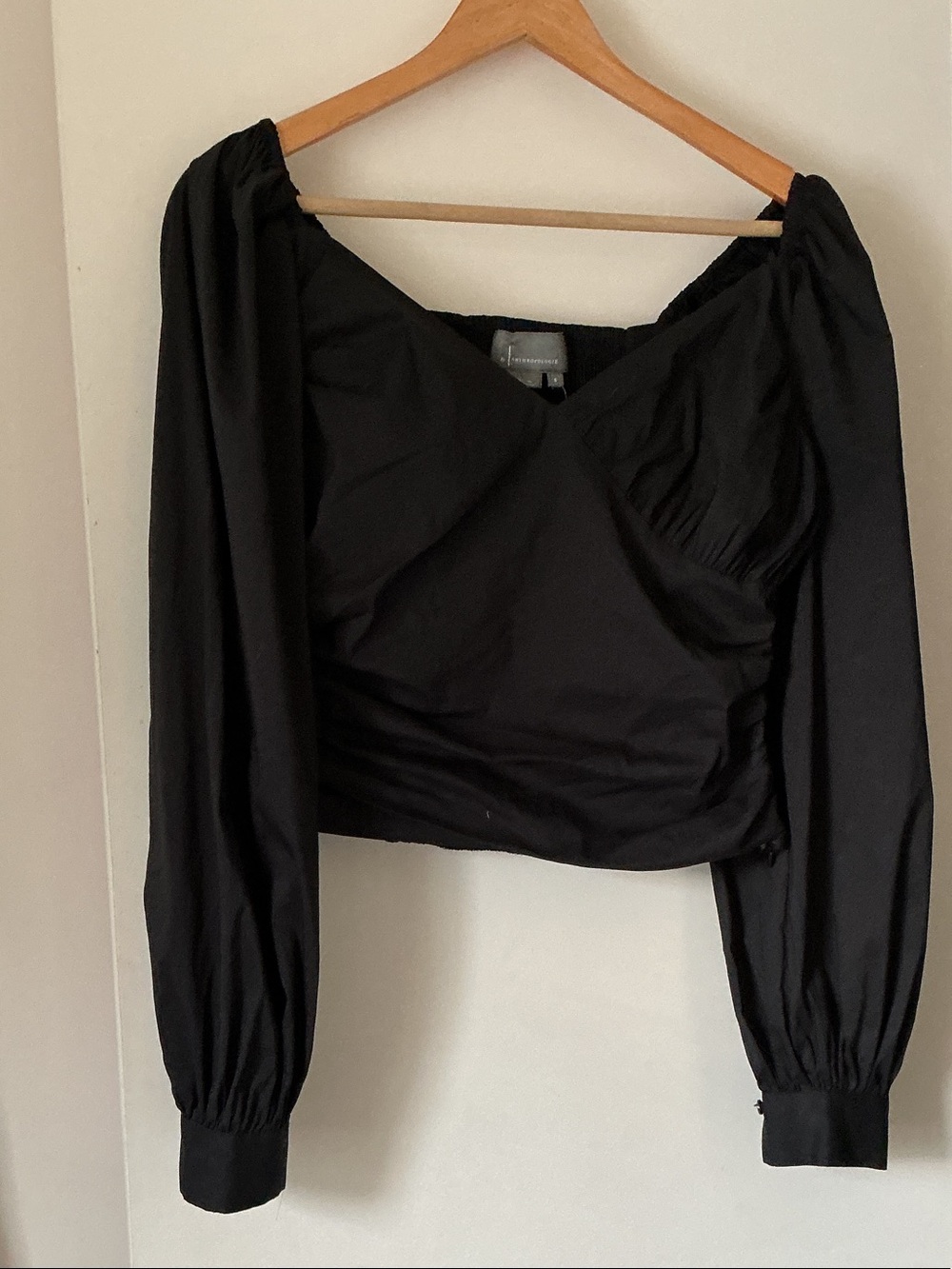 Black Women's Long Sleeve  Top